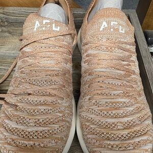 APL TechLoom Pro Knit Sneakers — Peach Men's 9.5